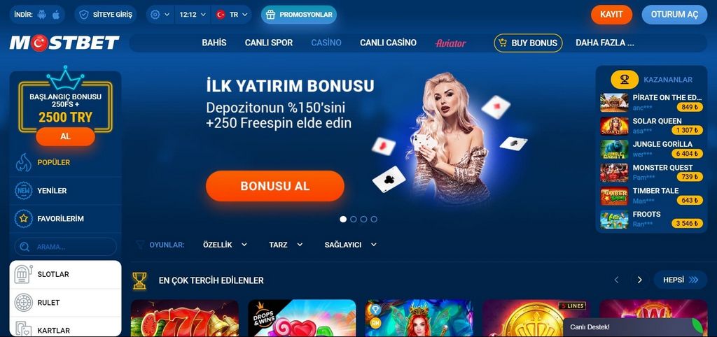 MostBet AZ - İdman və Onlayn Kazino Oyunlarında Etibarlı Yoldaşınız